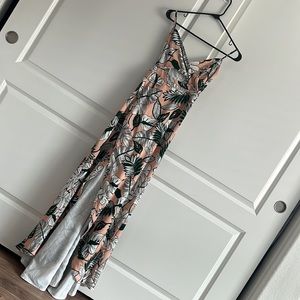 Runaway brand tropical print dress. Floor length. Size 2.